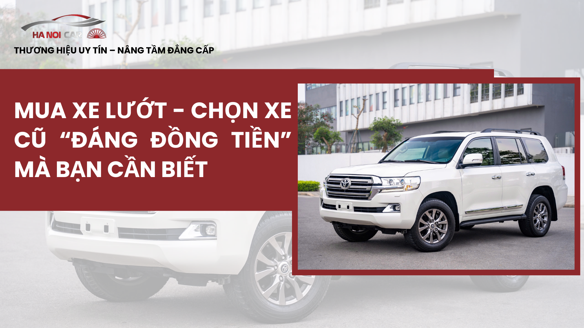 Mua xe lướt Hà Nội Car